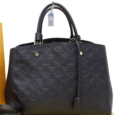 louis vuitton black hand bag